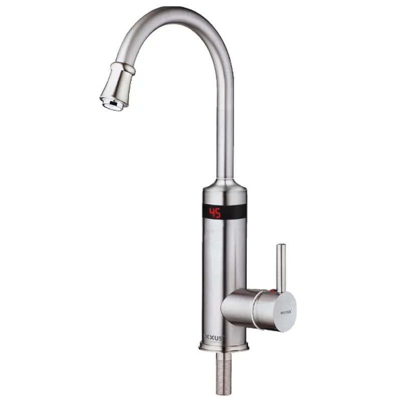 Водонагреватель проточный MIXXUS Electra 340-ES с индикатором температуры Хром (OL-MI2752)