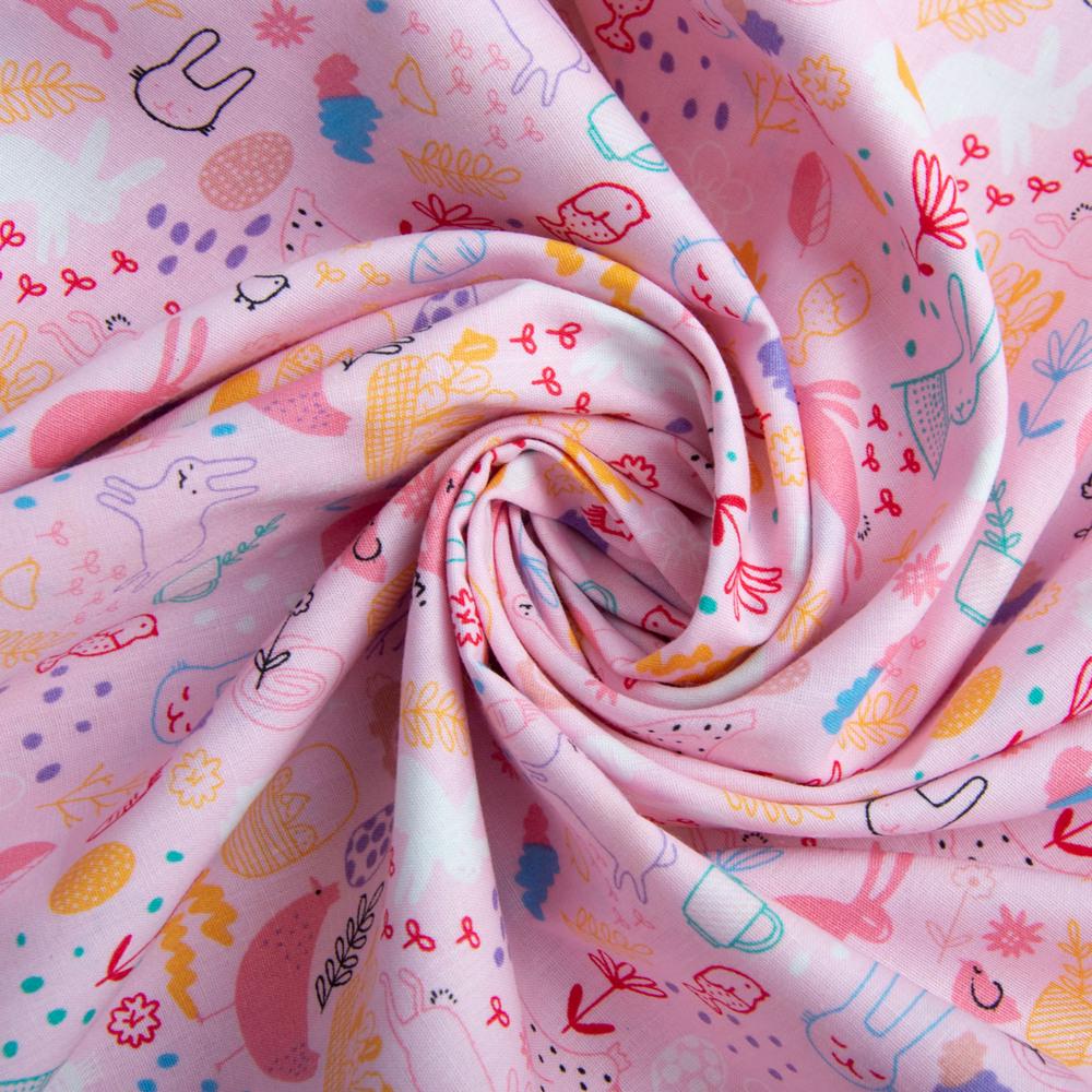 Ткань поплин хлопок Розовый (22278) Ткань поплин хлопок Розовый (22278)