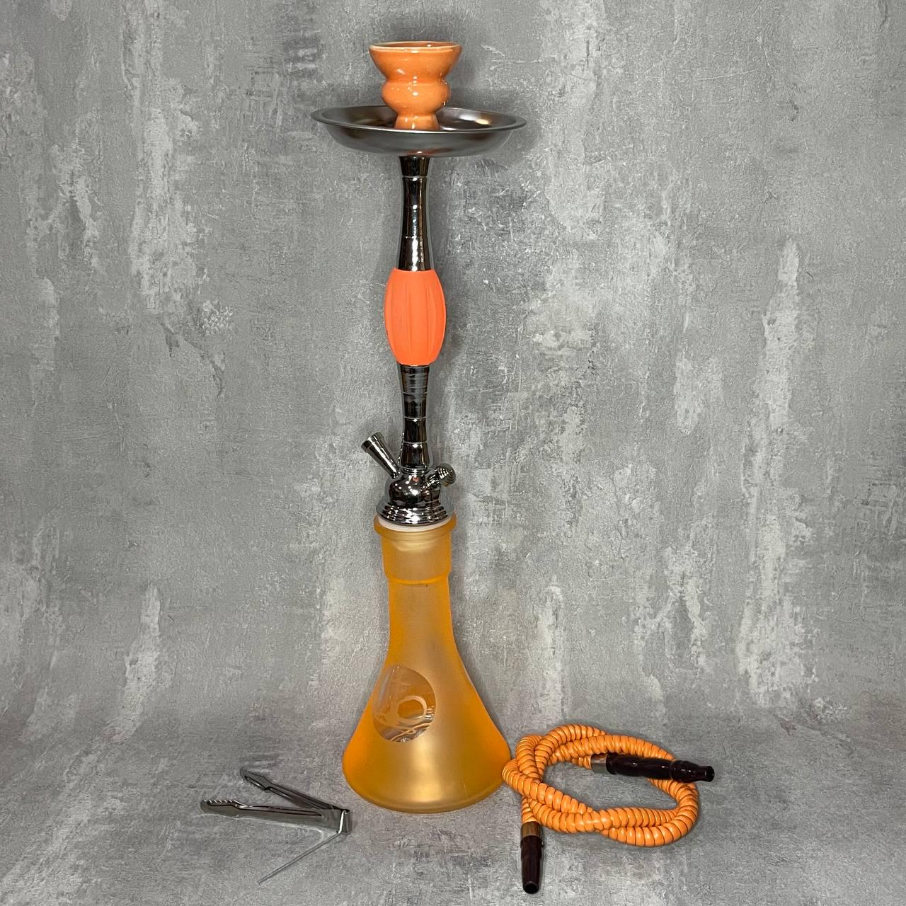 Кальян средний на 1 трубку В33 52 см Оранжевый (363785)