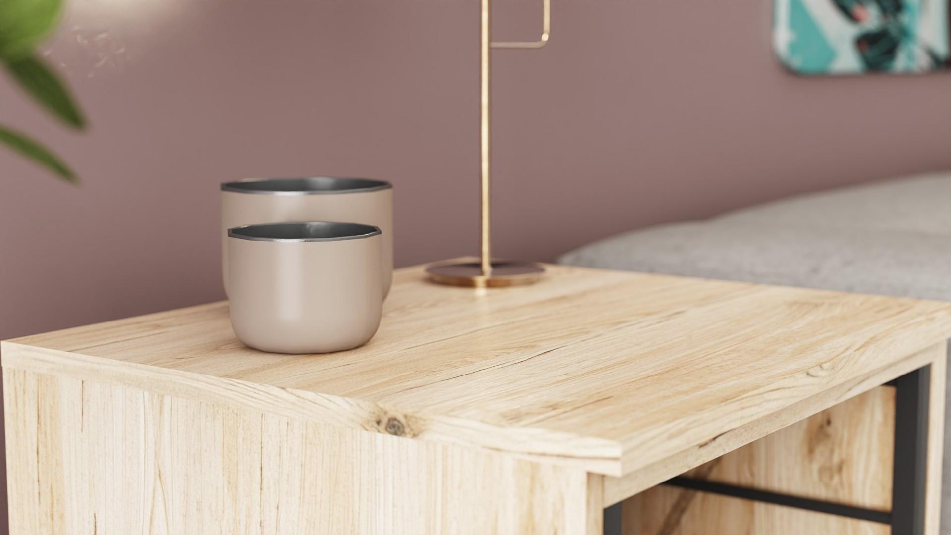 Стол-тумба трансформер Ferrum-decor Смарт 2/1 металл/ДСП 16 мм 750x1450x500 мм Черный/Дуб Сонома (FRD-105098) - фото 8