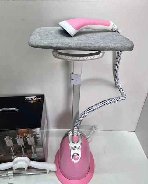 Відпарювач вертикальний для одягу зі стійкою Zepline ZP-130 3000W Рожевий (ZP-130/1) - фото 5 Відпарювач вертикальний для одягу зі стійкою Zepline ZP-130 3000W Рожевий (ZP-130/1) - фото 5