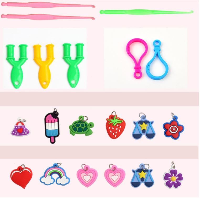 Набор для плетения браслетов с аксессуарами Xin Runyang 2500 резинок Разноцветный (М1900218) - фото 9 Набор для плетения браслетов с аксессуарами Xin Runyang 2500 резинок Разноцветный (М1900218) - фото 9