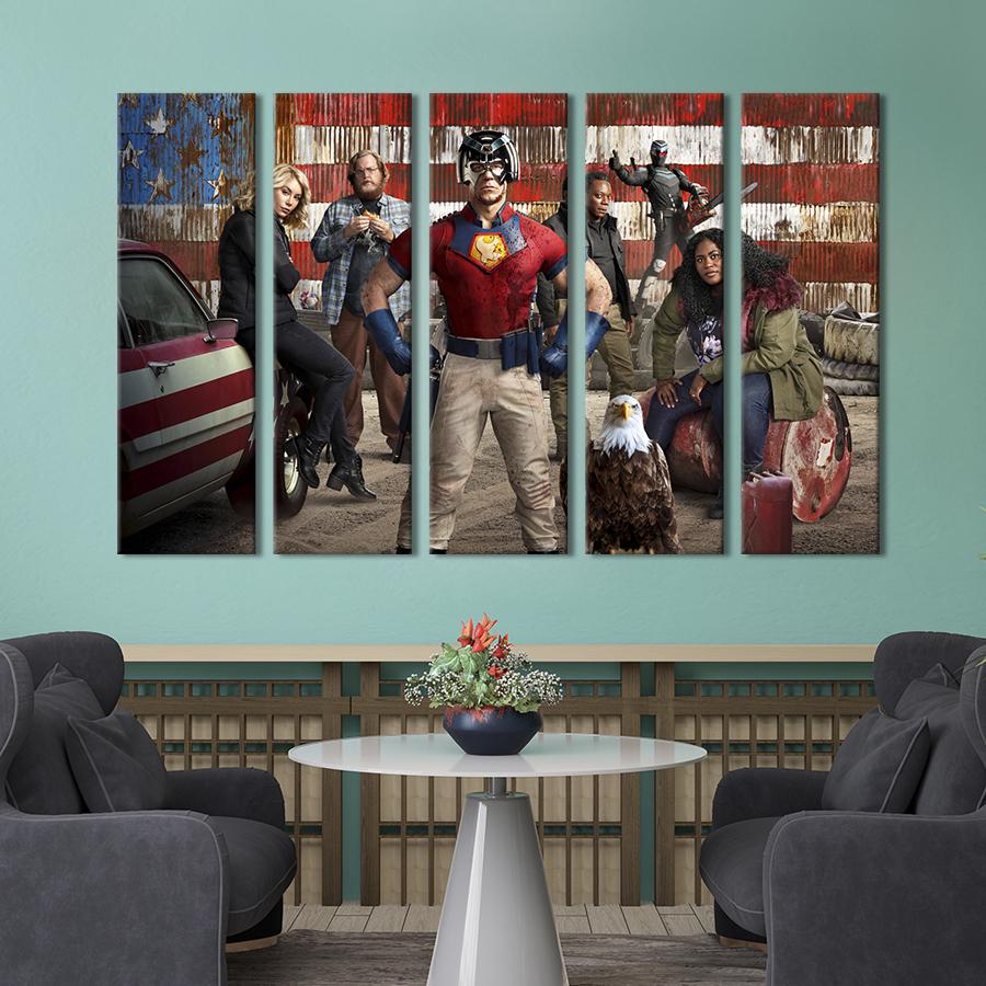 Картина на холсте Миротворец - персонаж DC Comics 155x95 см (1490-51)