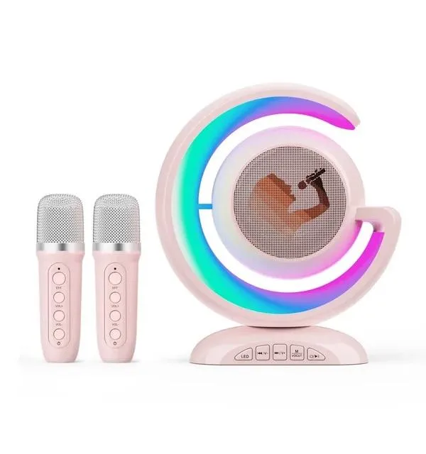 Ночник-лампа YS-110 с беспроводной Bluetooth колонкой и двумя микрофонами
