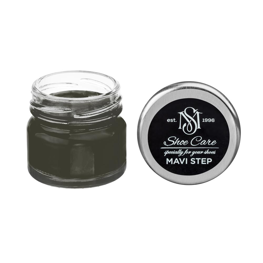 Крем для обуви из кожзама MAVI STEP Custom 25 мл Карбон (8005-G80Y)