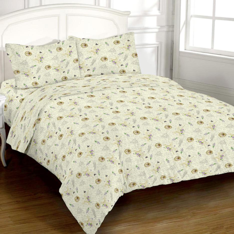 Комплект постільної білизни Vital Textile Голд Люкс бязь євро 200х220 (BLе-518)