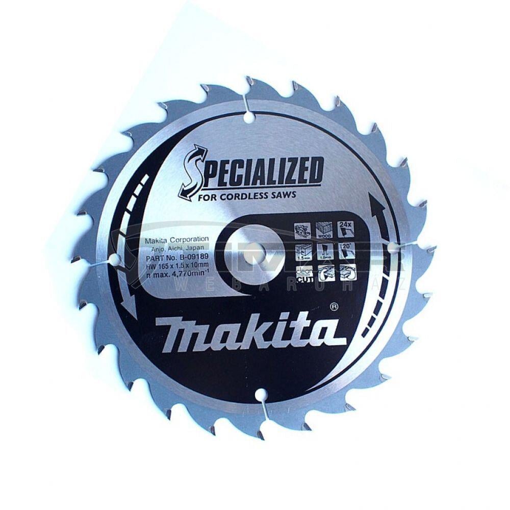 Диск пильный по дереву Makita 165х10 мм 24T