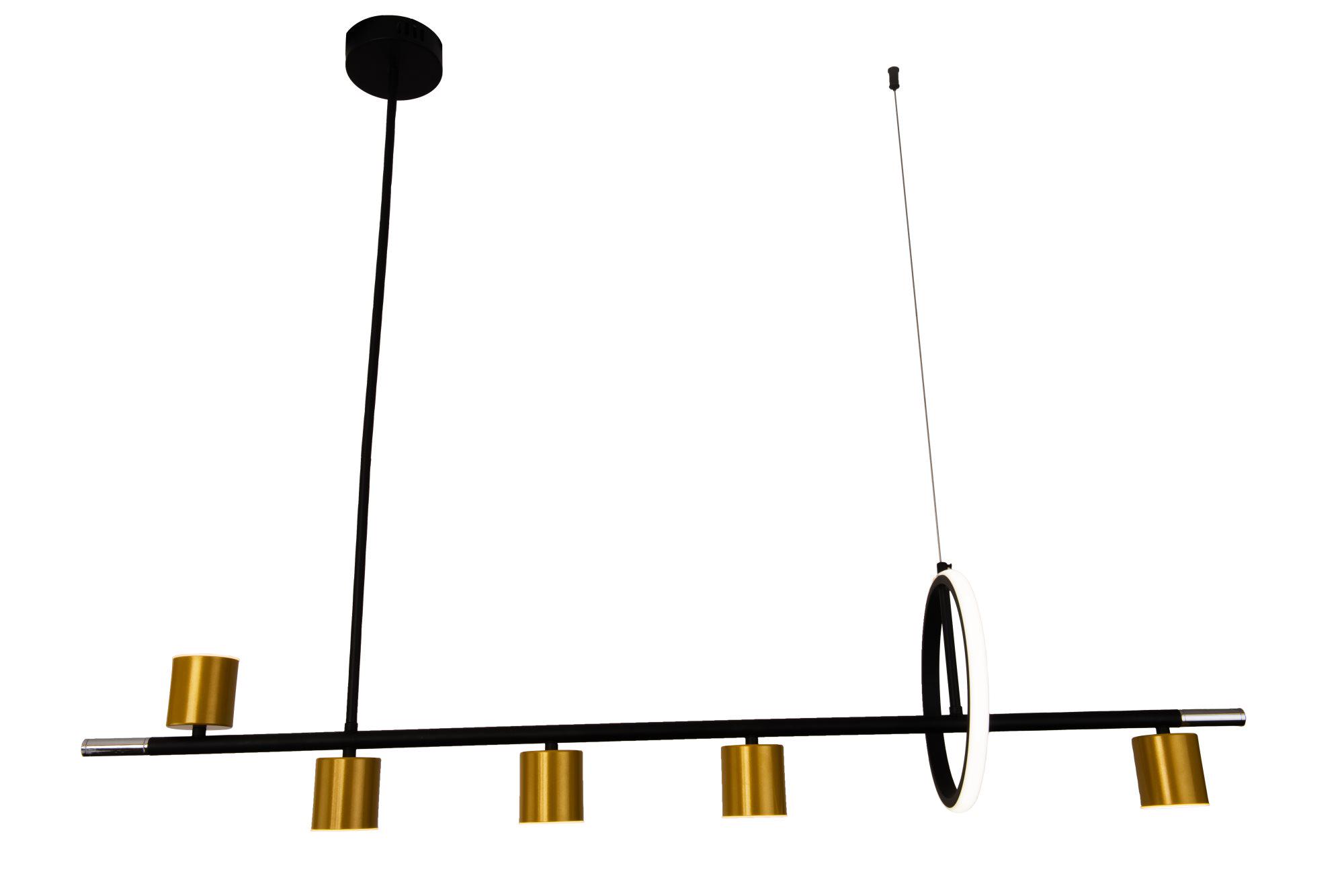 Люстра подвесная V LJ-1024 GD/BK - фото 3 Люстра подвесная V LJ-1024 GD/BK - фото 3