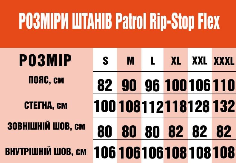 Штаны Camo-Tec Patrol Rip-Stop Flex M Black (28917) - фото 11