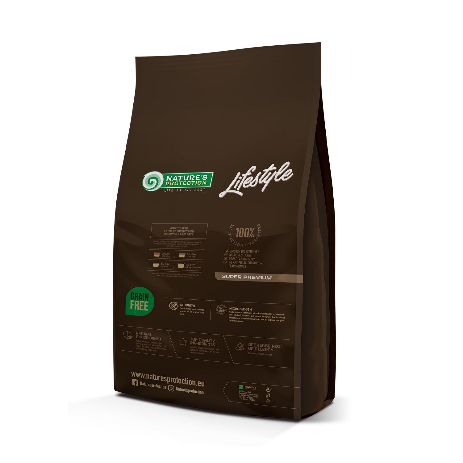 Сухой корм Lifestyle Grain Free Salmon with krill Small and Mini Breeds 10 кг - фото 2 Сухой корм Lifestyle Grain Free Salmon with krill Small and Mini Breeds 10 кг - фото 2