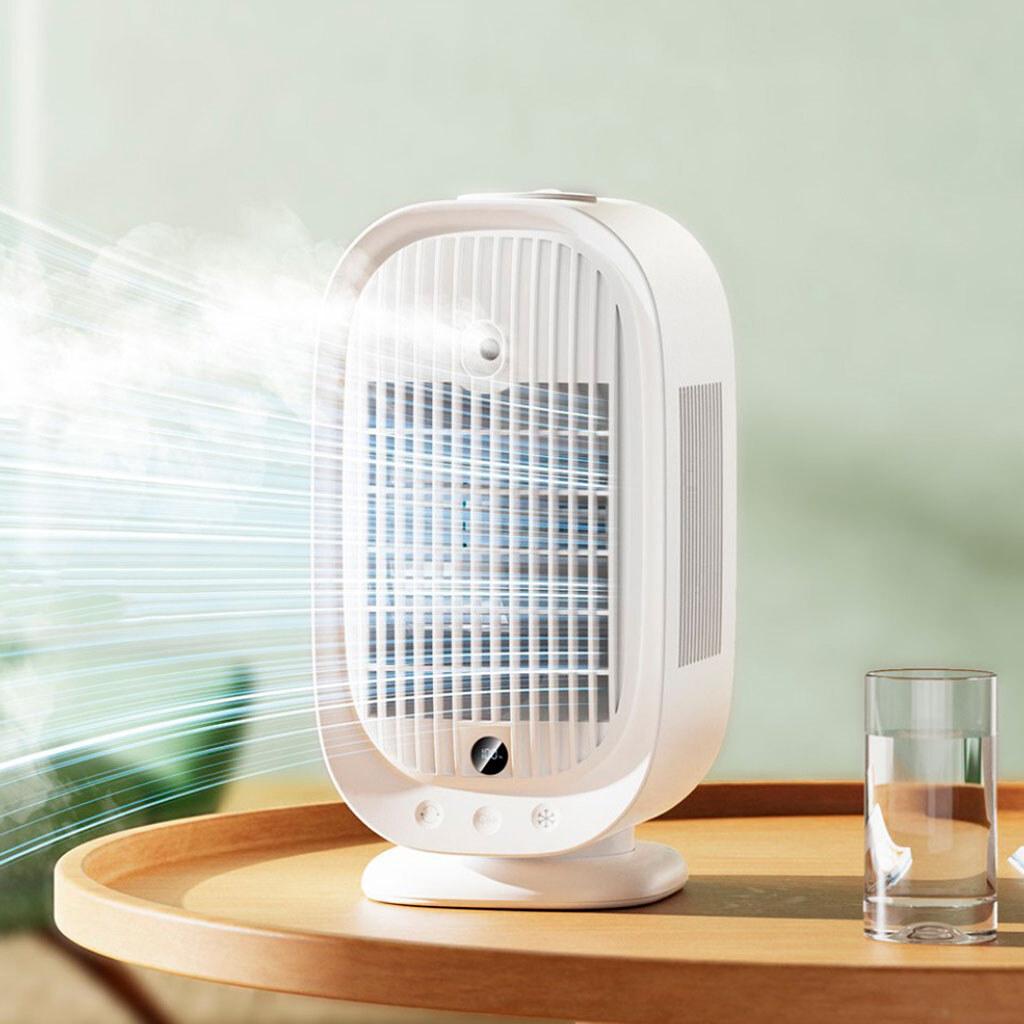 Вентилятор з водяним охолодженням Remax F21 з акумулятором 4000 mAh White (000523) - фото 2