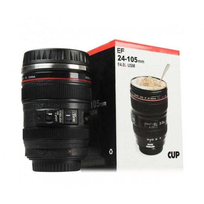 Термокружка Canon EF 24-105 з кришкою 300 мл