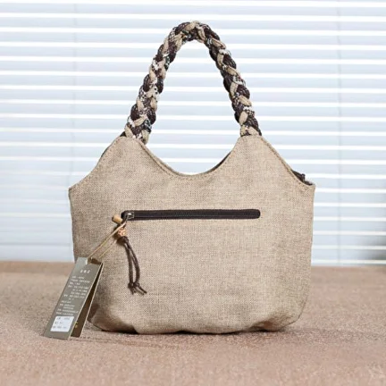 Женская сумка из экологически чистого материала 25х18х10 см (J00047) (J00047) - фото 6