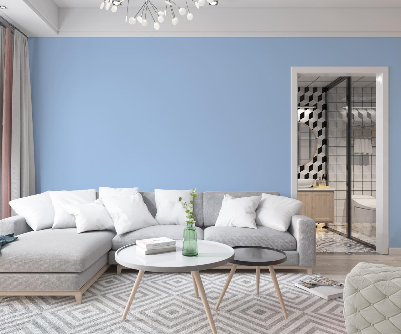 Краска интерьерная латексная Skyline 3 л 1020-R90B Небесный (2487184696) - фото 3 Краска интерьерная латексная Skyline 3 л 1020-R90B Небесный (2487184696) - фото 3