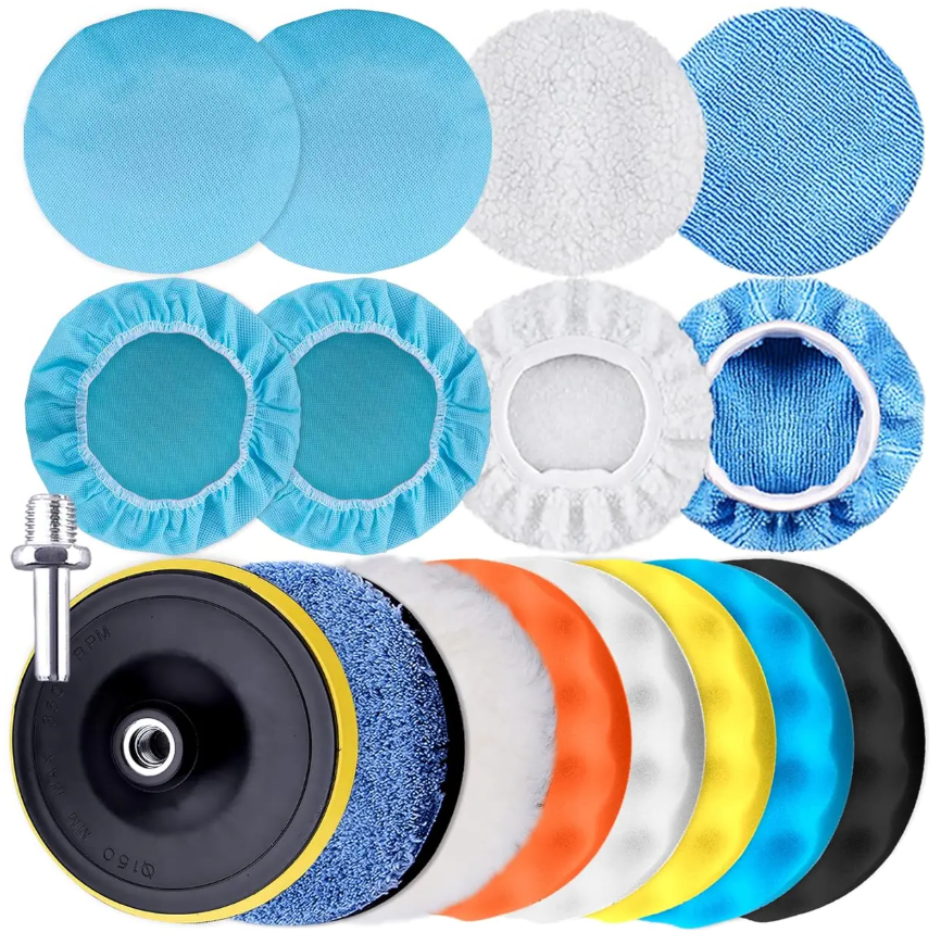 Набор губок для полировки автомобиля 17 пр. Набор губок для полировки автомобиля 17 пр.