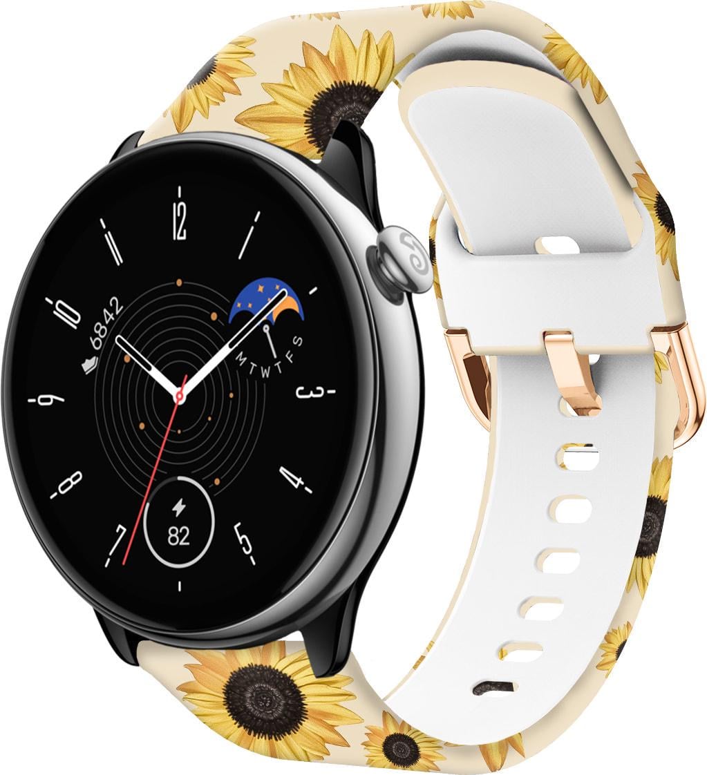 Ремінець силіконовий Colorful для Amazfit GTR Mini Sunflower Powder (37741)