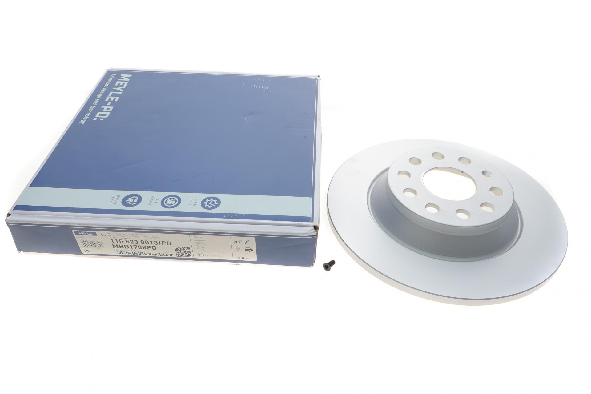 Диск тормозной задний Meyle VW Golf VII 12-/Passat 14-300x12 мм (115 523 0013/PD MEYLE)