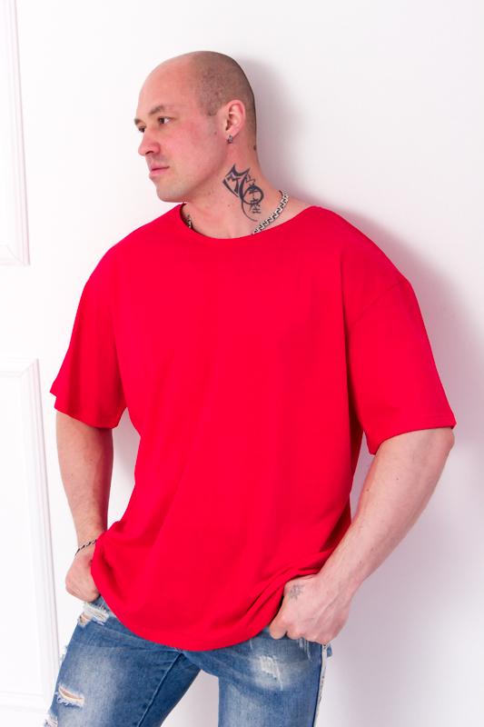 Футболка мужская Носи свое оверсайз р. 44 Красный (8121-001-v2)