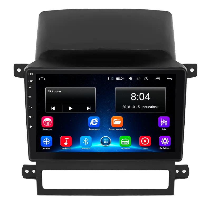 Магнитола штатная Lesko 9" для Chevrolet Captiva I 2006-2011 2/32Gb Wi-Fi GPS Base