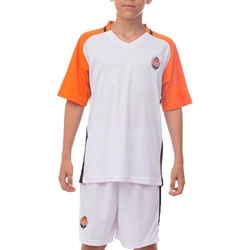 Футбольная форма детская CO-3900-SH1 Шахтер L Бело-оранжевый (57429247)