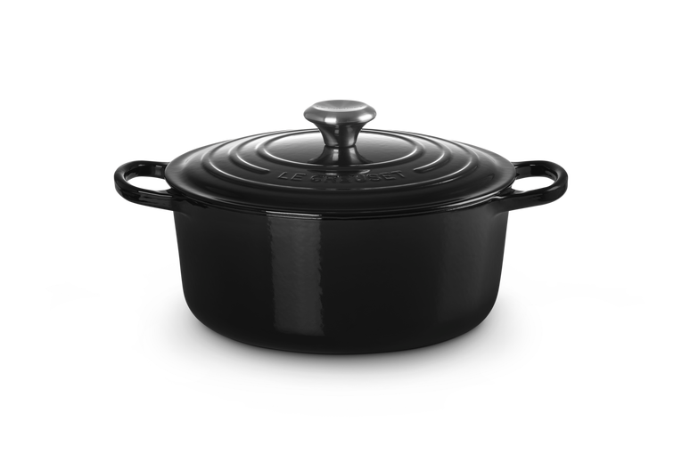 Кастрюля Le Creuset Signature 5,3 л с крышкой Черный (21177261402430) - фото 1