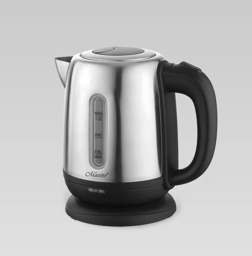 Электрический чайник Maestro MR-027 1,2 л из нержавеющей стали 1630 Вт (21-53-58310)