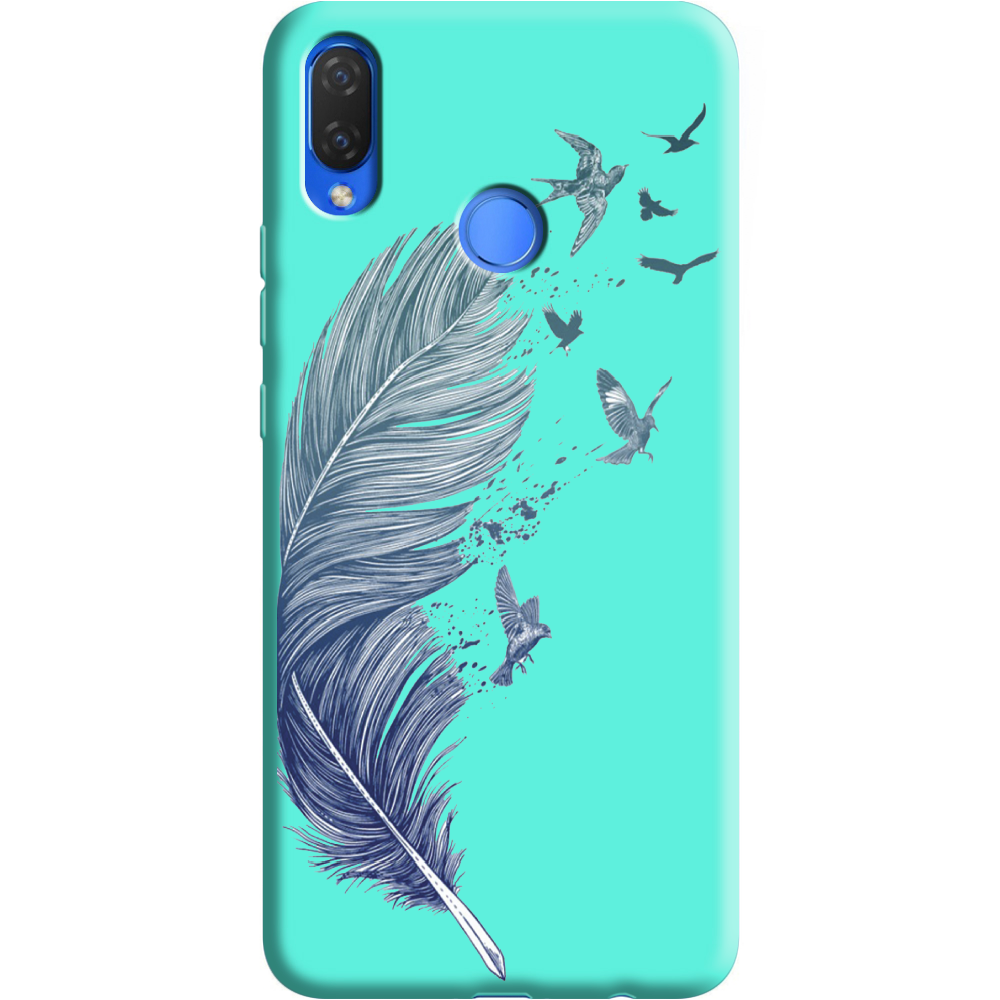 Чехол Boxface Huawei P Smart Plus Feather Мятный силикон (34912-cc38-36134)