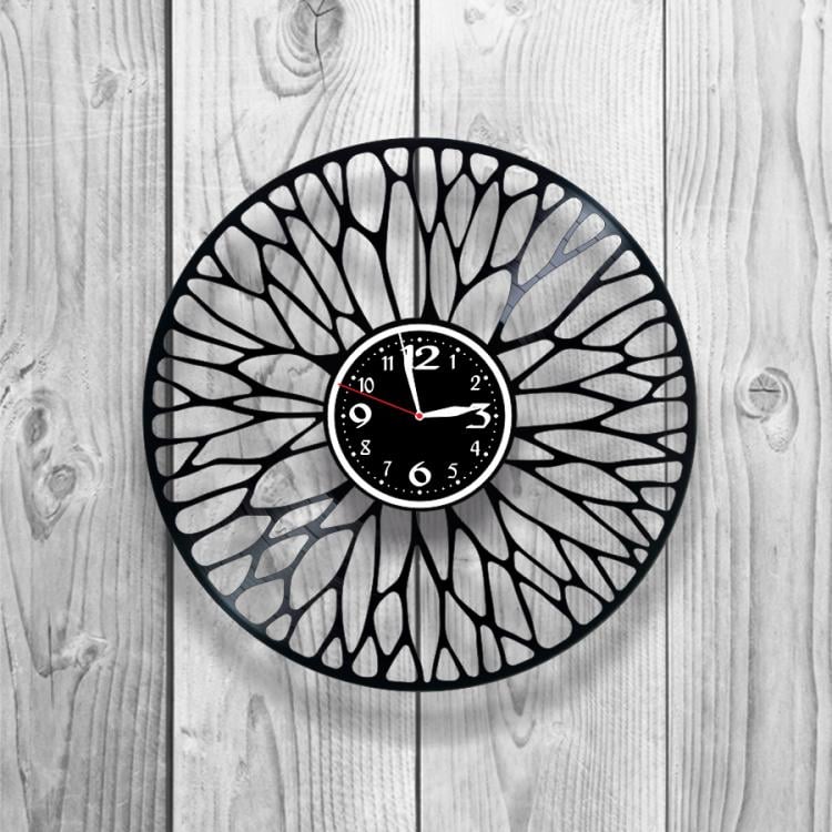 Часы настенные Лофт-винтаж 0135 из виниловой пластинки