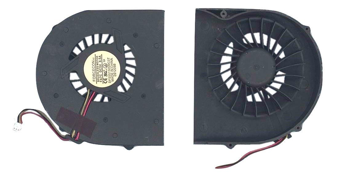 Кулер для ноутбука MSI GT627/GT628/GT640/GX620/GX627/GX640 5V 0.5A 3-pin Forcecon Кулер для ноутбука MSI GT627/GT628/GT640/GX620/GX627/GX640 5V 0.5A 3-pin Forcecon