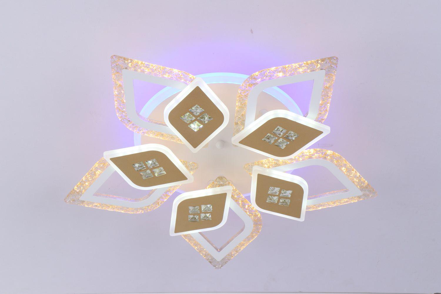 Люстра светодиодная с пультом Valeso V K39939-5+5+1 White/Gold (000036403) - фото 14 Люстра светодиодная с пультом Valeso V K39939-5+5+1 White/Gold (000036403) - фото 14