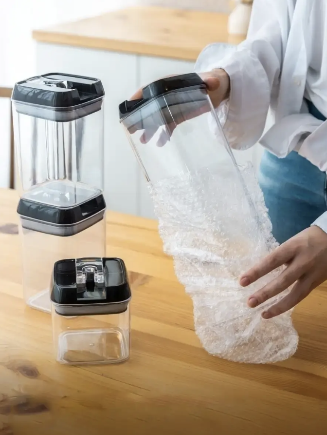 Набір контейнерів для сипучих продуктів 6 ємностей з вакуумною кришкою (Е500016) - фото 6