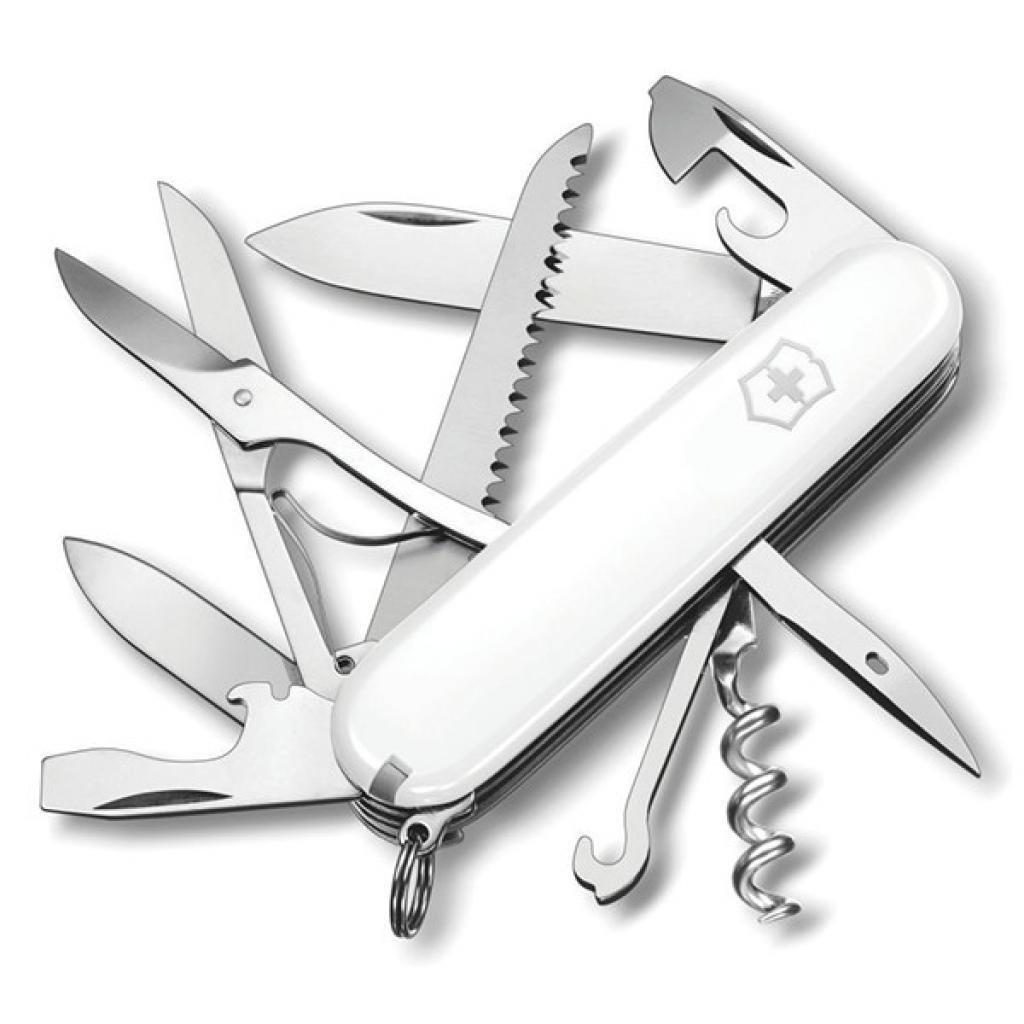Туристический нож швейцарский Victorinox Swiss Army Huntsman Белый (1.3713.7) Туристический нож швейцарский Victorinox Swiss Army Huntsman Белый (1.3713.7)