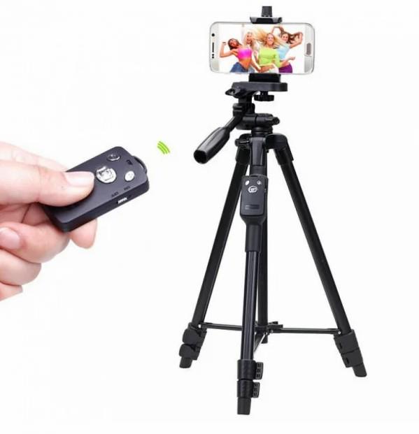 Штатив трипод Yunfeng Tripod YF-3388 с пультом ДУ для камеры и телефона - фото 6 Штатив трипод Yunfeng Tripod YF-3388 с пультом ДУ для камеры и телефона - фото 6