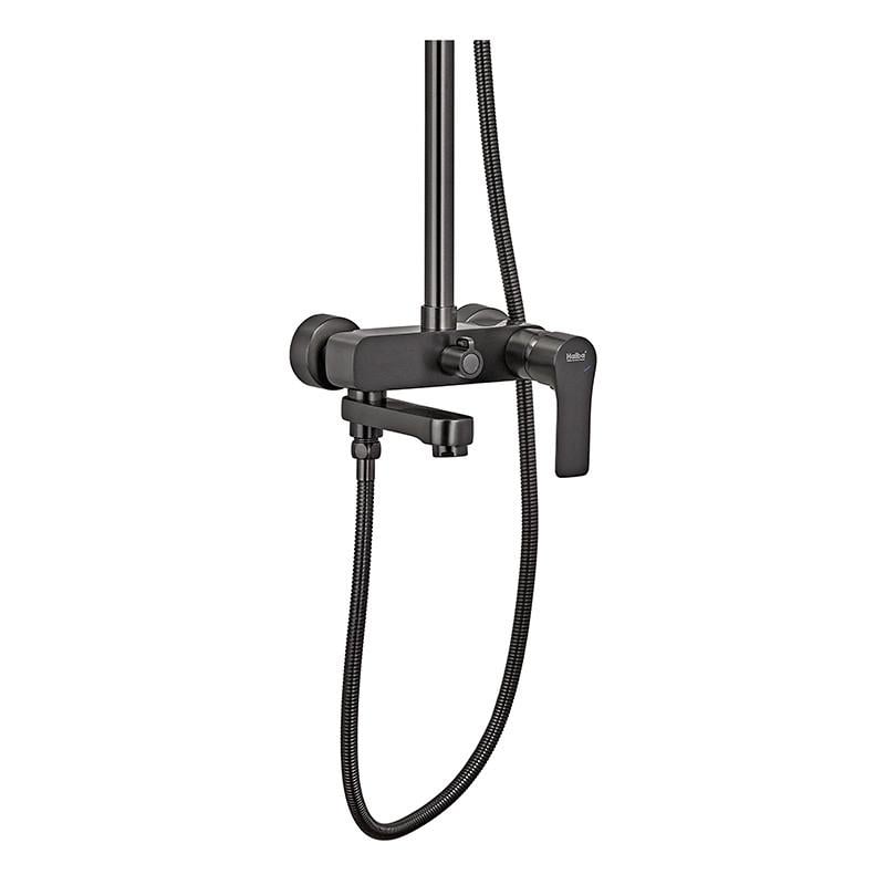 Душова колона зі змішувачем Haiba Milano 003-J Graphite (HB4009) - фото 8 Душова колона зі змішувачем Haiba Milano 003-J Graphite (HB4009) - фото 8