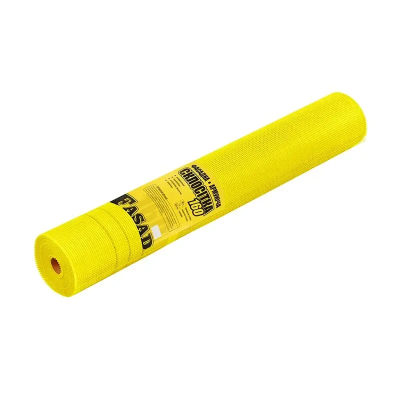 Сетка стеклоткань BudMonster Fasad 160 г/м2 5x5 мм 1x50 м Желтый (23812274)