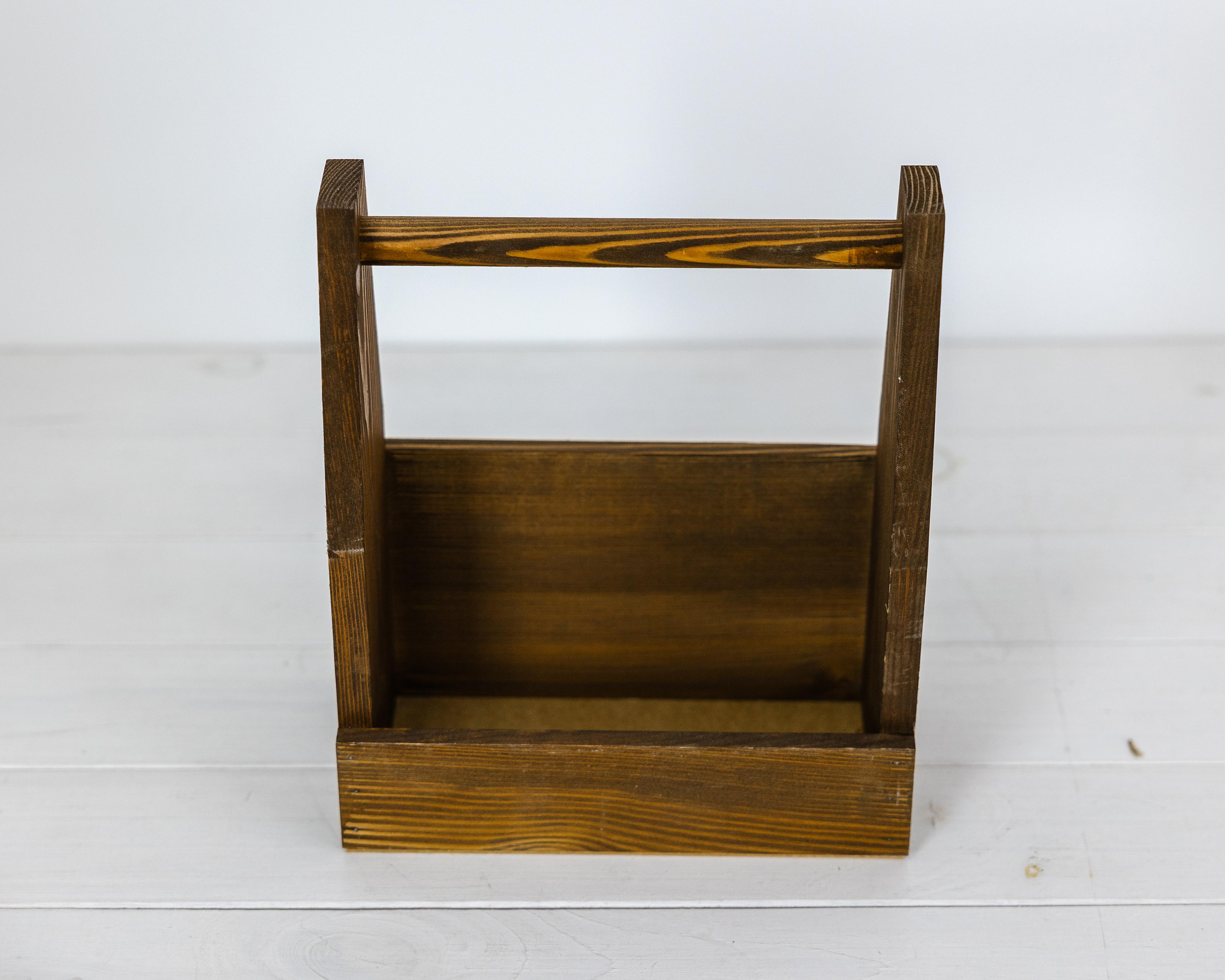 Ящик подарунковий дерев'яний Turbota box Темно-сірий (0002130) - фото 3