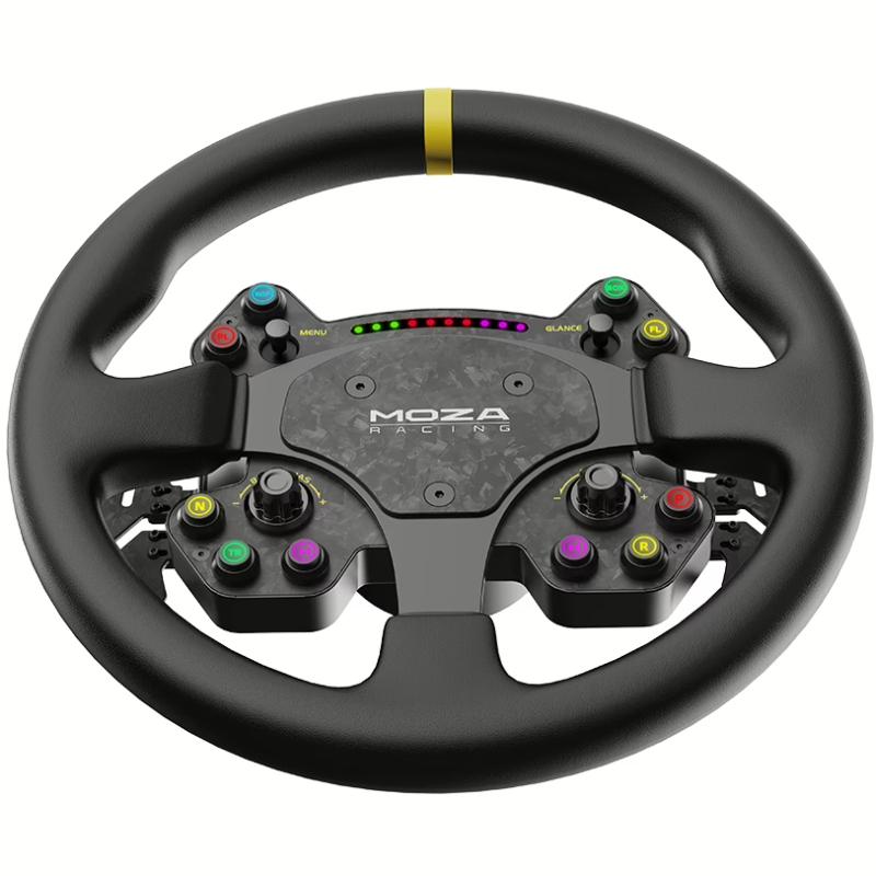 Ігрове кермо Moza Racing RS V2 Steering для PC 33 см 10кн R GB Black (RS25) - фото 4