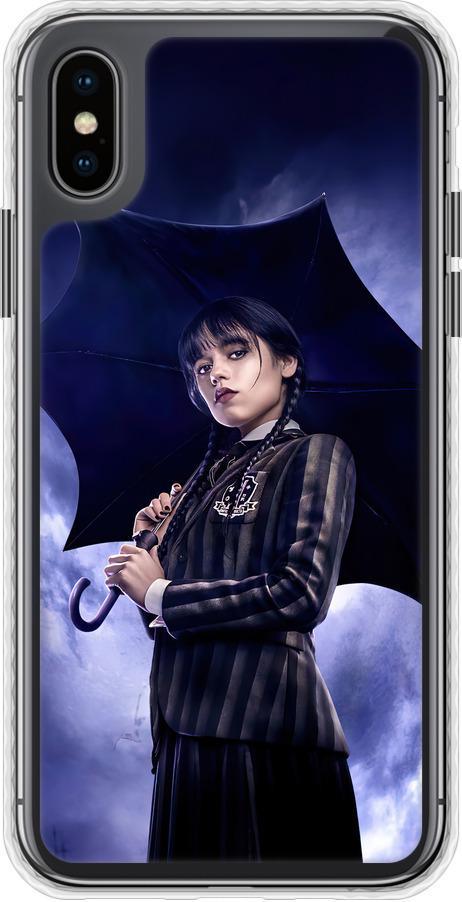 Чехол на iPhone X Wednesday v2 (5516pc-1050-42517)