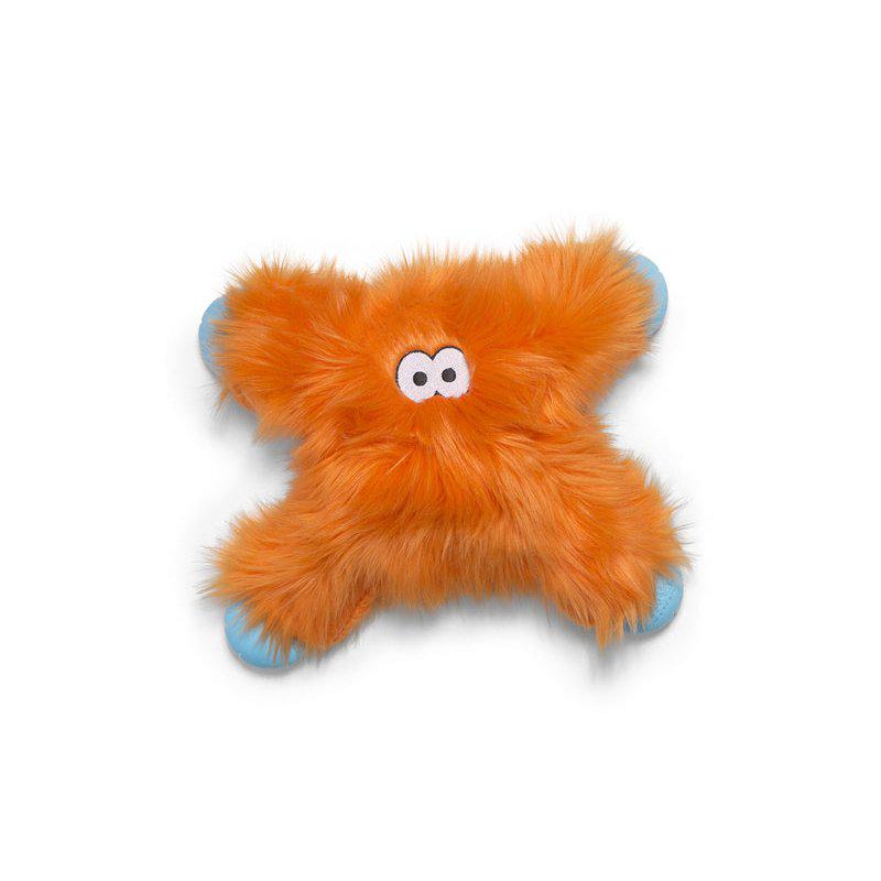 Іграшка пищалка для собак Lincoln Orange Fur пухнастий 23 см Помаранчевий