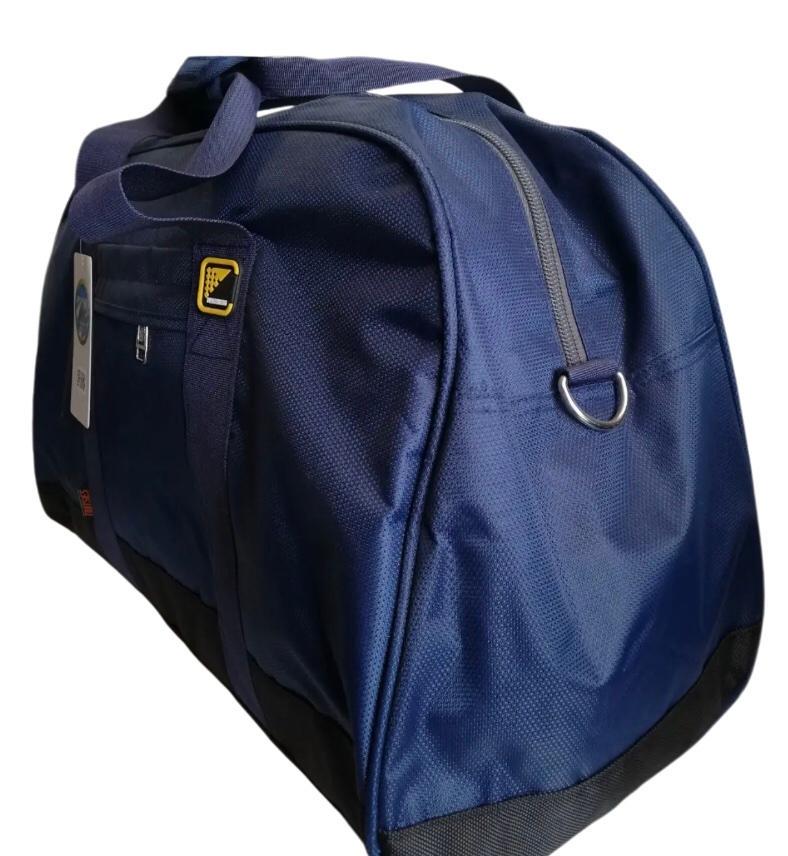 Сумка дорожня велика з боковими кишенями та з довгим ремінем через плече 65 л Синій (5686) - фото 2 Сумка дорожня велика з боковими кишенями та з довгим ремінем через плече 65 л Синій (5686) - фото 2