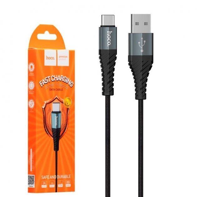 Кабель зарядный Hoco X38 USB Type-C 1 м Черный (2134436623) - фото 2