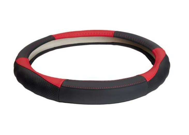 Чехол на руль VLOD-L2607 BK/RD M Черно-красный