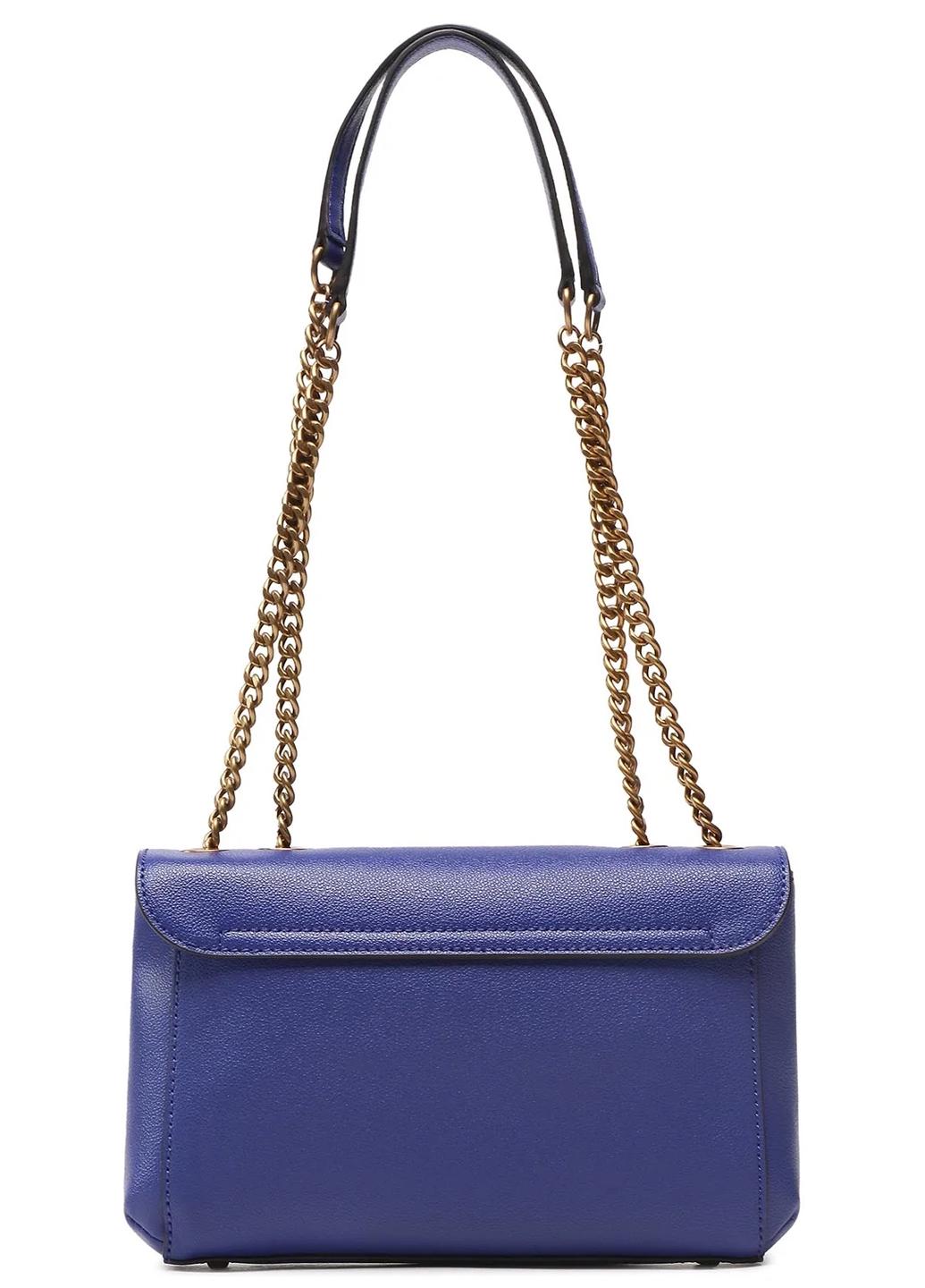 Сумка кросс боди женская из эко кожи GUESS NELL CONVERTIBLE XBODY FLAP HWVB8678210-VIO Синий - фото 2 Сумка кросс боди женская из эко кожи GUESS NELL CONVERTIBLE XBODY FLAP HWVB8678210-VIO Синий - фото 2