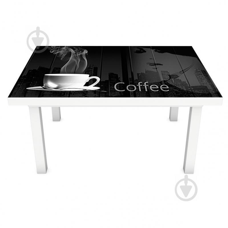Наклейка виниловая на стол Zatarga  "Вечерний Кофе" 600х1200 мм - фото 2