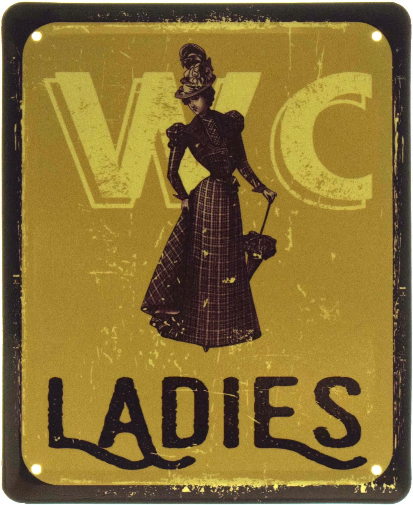 Табличка металева "WS Ladies" 18x22 см (ms-103613) Табличка металева "WS Ladies" 18x22 см (ms-103613)