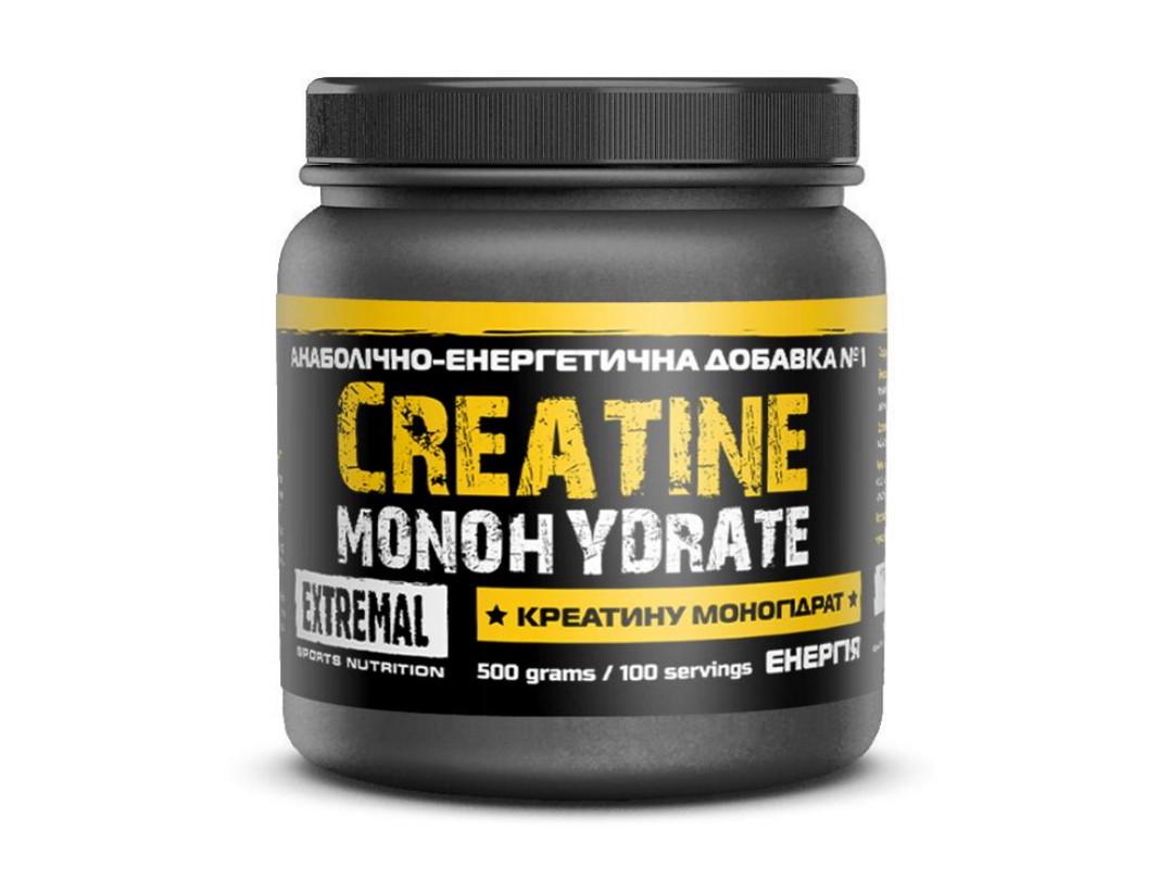 Креатин моногідрат EXTREMAL натуральний смак 500 г