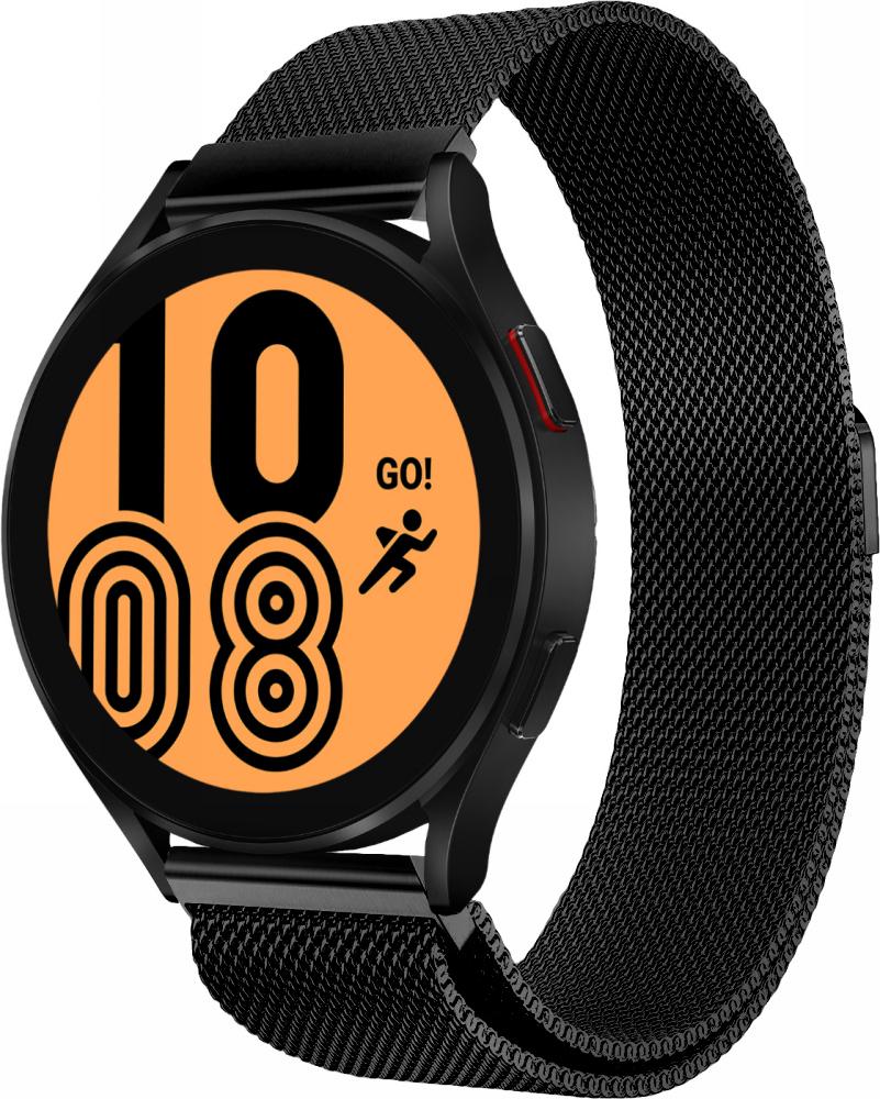 Ремешок Миланская Петля Milano для Galaxy Watch 4 44 мм Black (23084-2B)