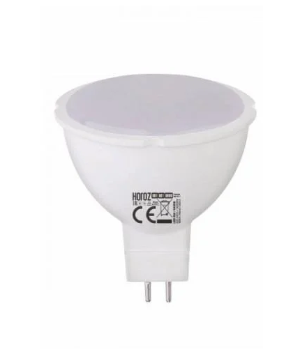 Світлодіодна лампа HOROZ ELECTRIC MR16 SMD 6W 3000K G5.3 390 Lm 175-250V (001-001-0006-021) Світлодіодна лампа HOROZ ELECTRIC MR16 SMD 6W 3000K G5.3 390 Lm 175-250V (001-001-0006-021)