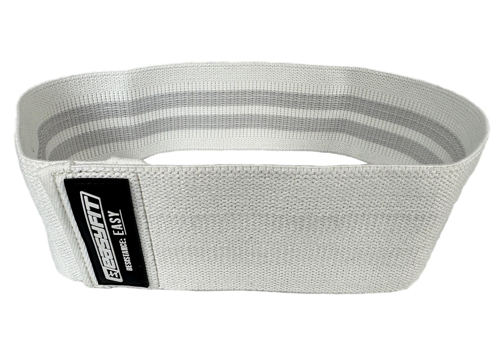 Резинка для фитнеса EasyFit Hard тканевая 38 см Белый (EF-1820-E) - фото 2 Резинка для фитнеса EasyFit Hard тканевая 38 см Белый (EF-1820-E) - фото 2