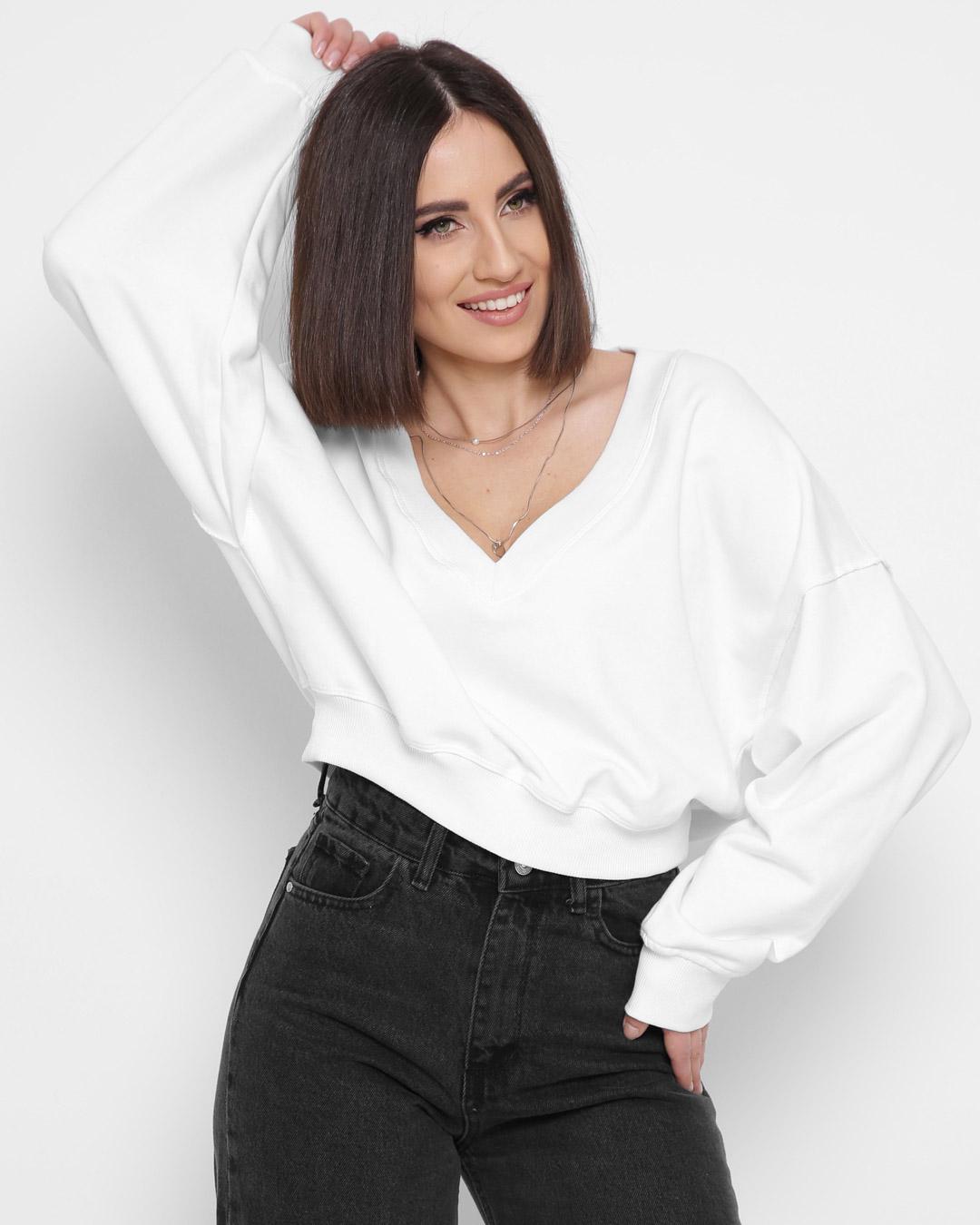 Свитшот Carica -6606-3 S Белый (2000002406587)